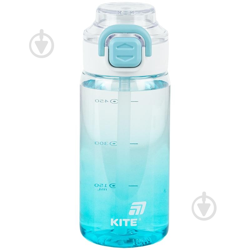 Бутылка для воды KITE 1212-2 600 мл голубая - фото 1 Бутылка для воды KITE 1212-2 600 мл голубая - фото 1