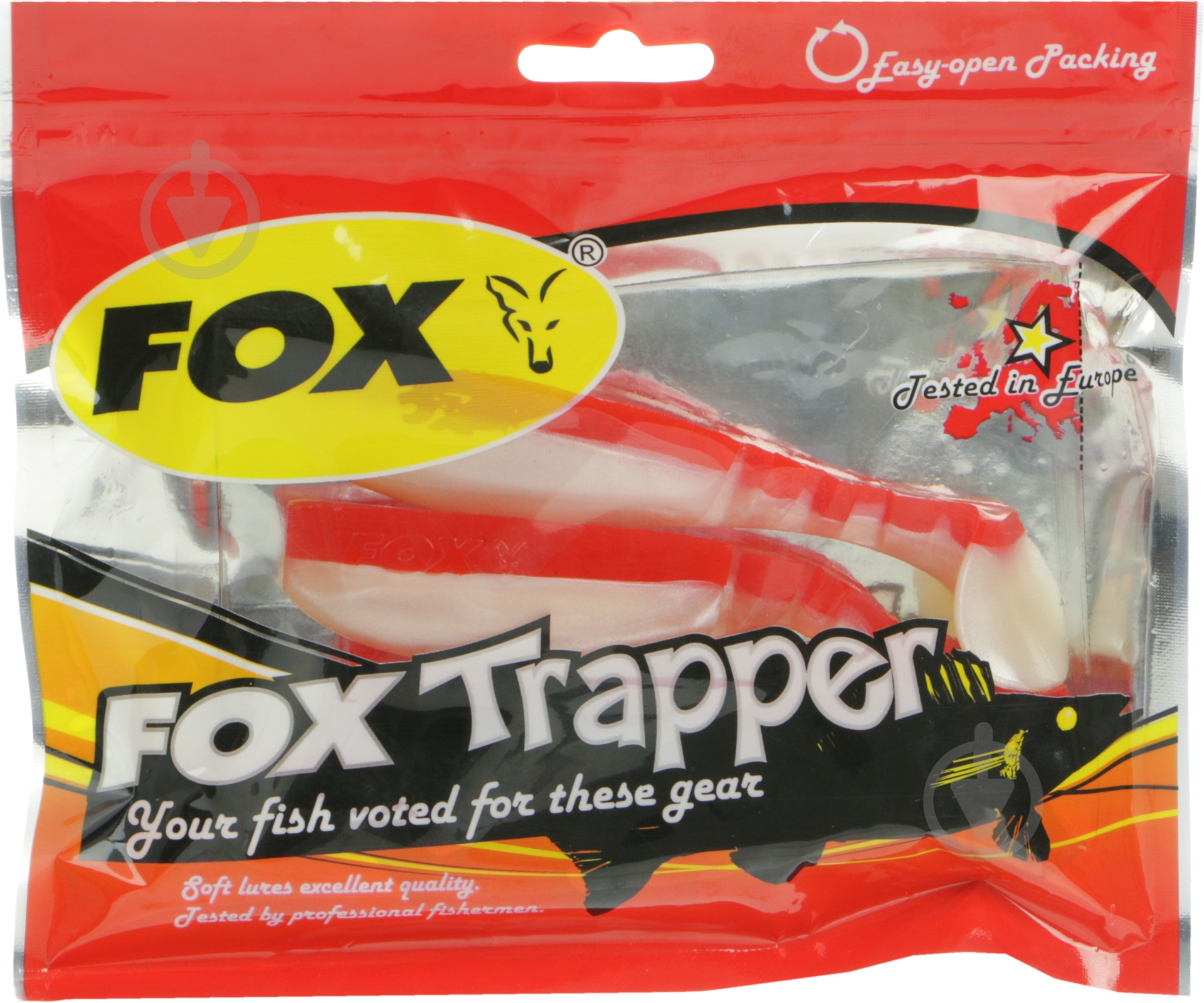 Виброхвост FOX Trapper 120 мм 4 шт. #043 - фото 2