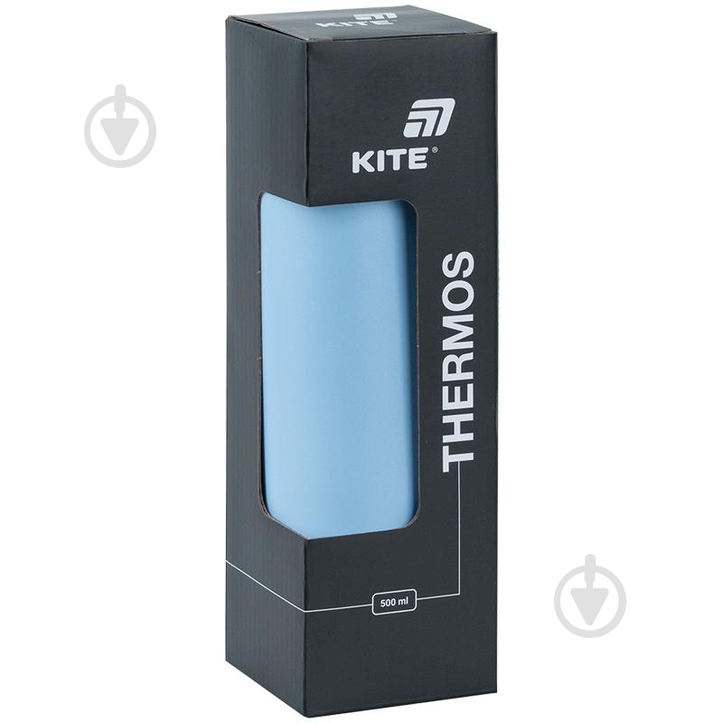 Термос KITE 500 мл 1224-2 голубой - фото 4 Термос KITE 500 мл 1224-2 голубой - фото 4