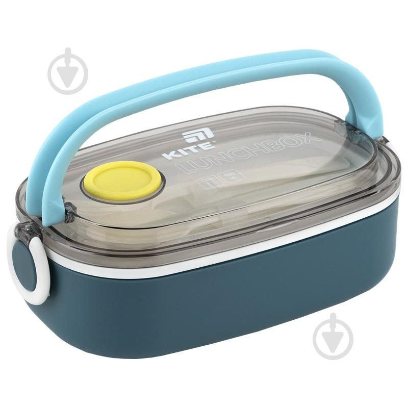 Ланч-бокс KITE 1180-2 900 мл синий - фото 5 Ланч-бокс KITE 1180-2 900 мл синий - фото 5