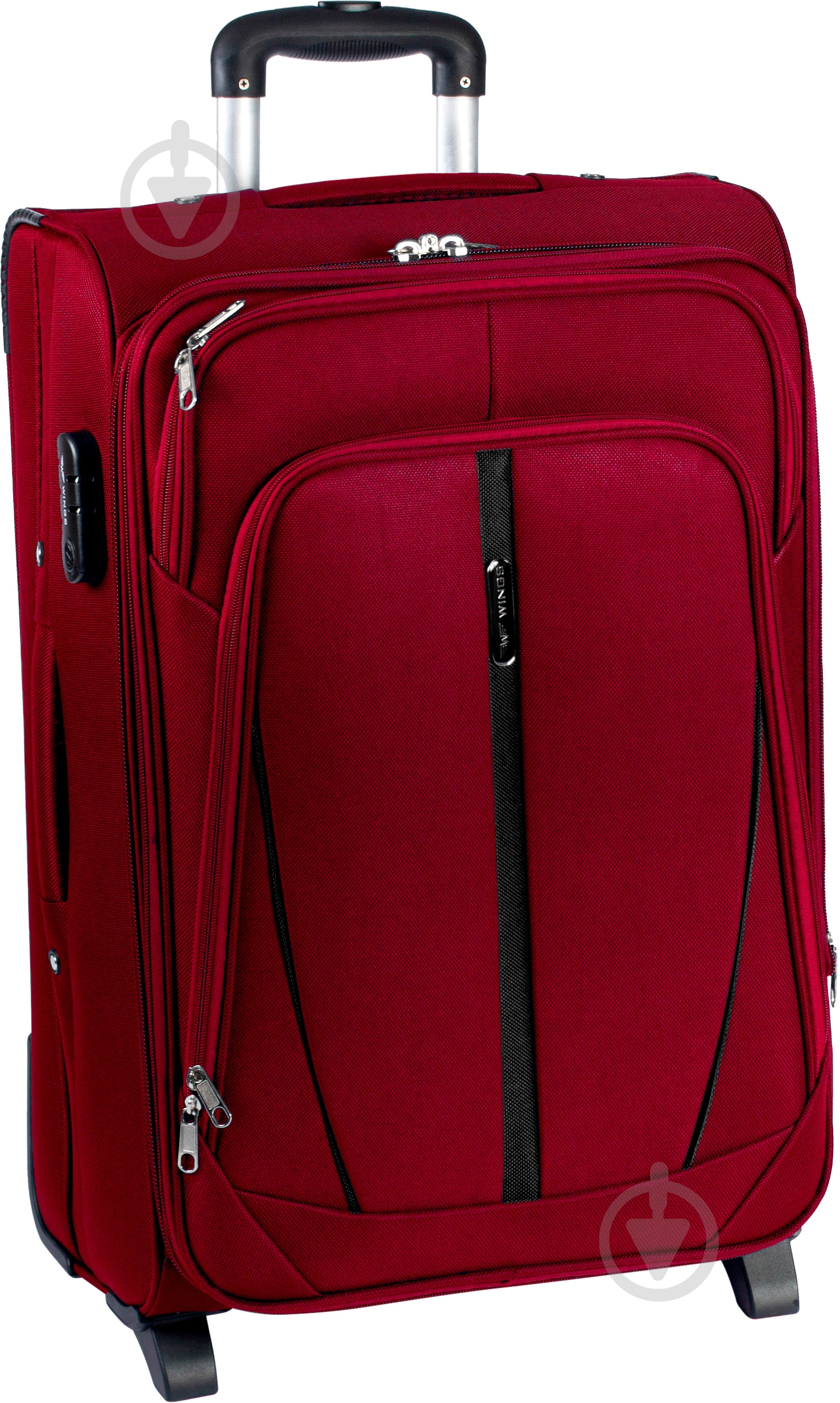 Чемодан Wings Vt00049 101 л бордовый 1706 Maxi 2 колеса 73x46x30 см - фото 1