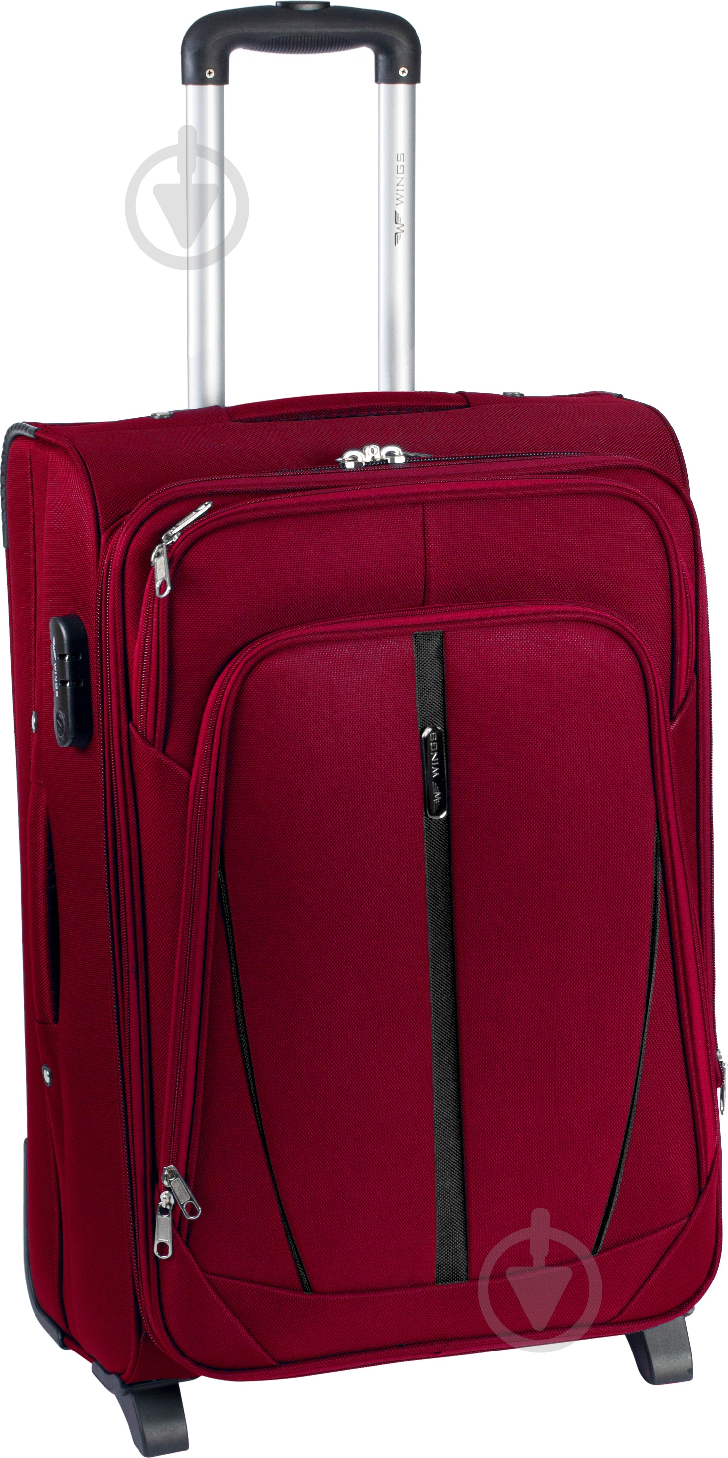 Чемодан Wings Vt00050 70 л бордовый 1706 Midi 2 колеса 63x41x27 см - фото 1