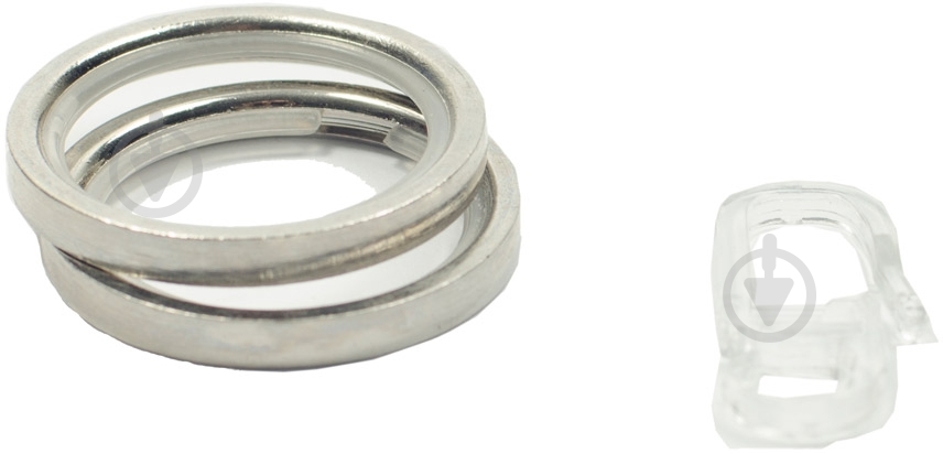 Кольцо Gardinia Chicago с крючком наборной d20 мм сталь 10 шт. - фото 1 Кольцо Gardinia Chicago с крючком наборной d20 мм сталь 10 шт. - фото 1