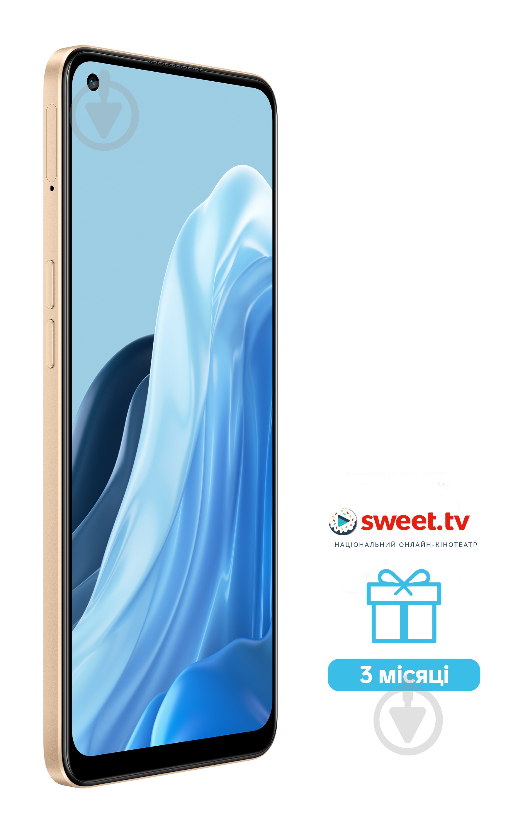 Смартфон OPPO Reno7 8/128GB sunset orange (CPH2363) - фото 3