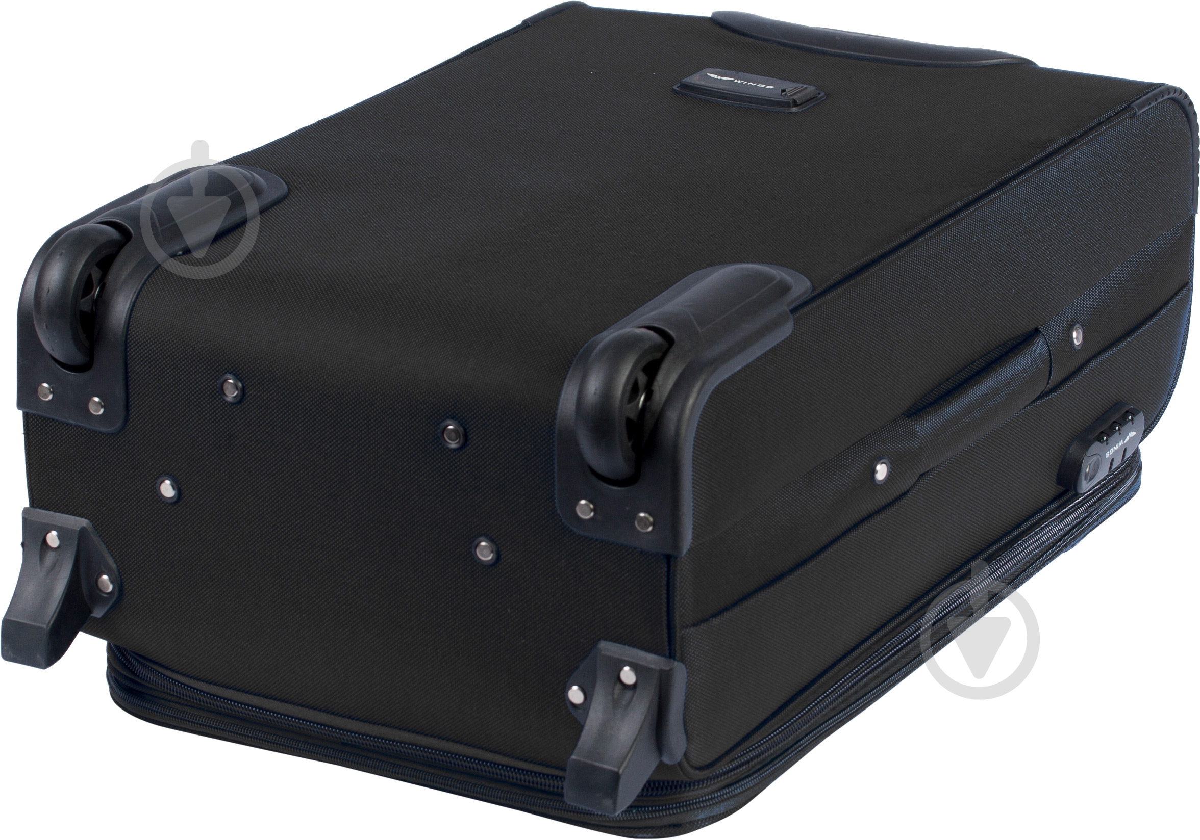Чемодан Wings 1706 Maxi 2 колеса 73x46x30 см 101 л черный Vt00055 - фото 4