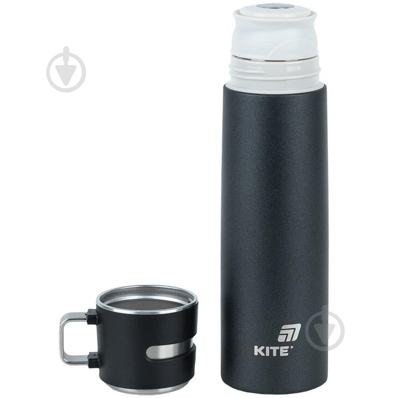 Термос KITE 500 мл 1224-1 чорний - фото 2 Термос KITE 500 мл 1224-1 чорний - фото 2