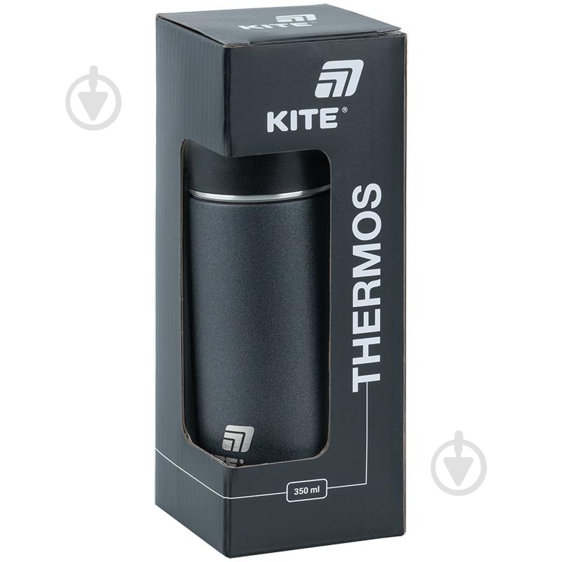 Термос KITE 350 мл 1223-1 чорний - фото 4