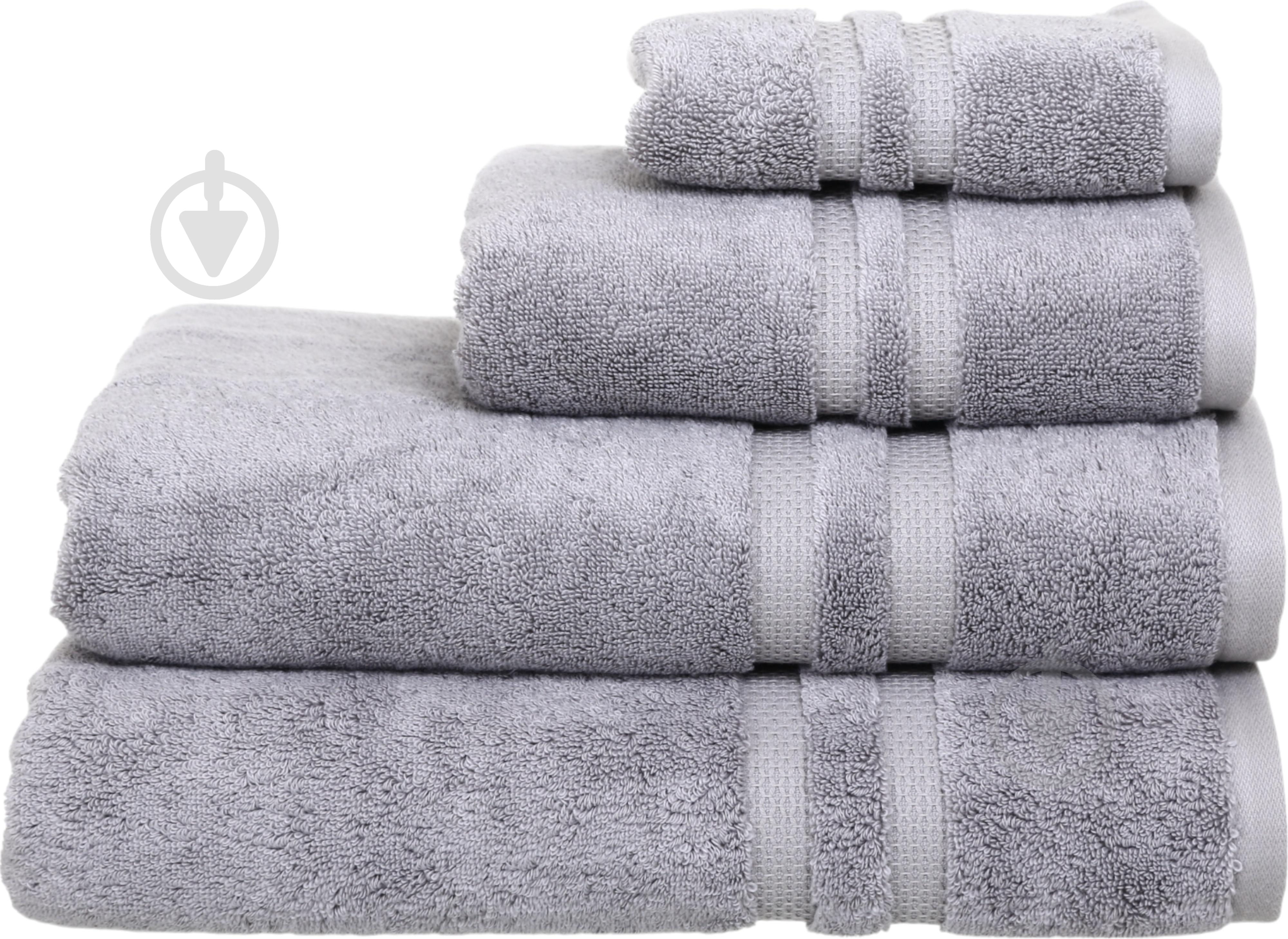 Полотенце махровое Exclusive Brea 30x50 см серый La Nuit - фото 1