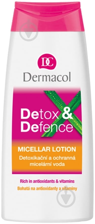 Мицеллярная вода Dermacol Detox&Defence 200 мл - фото 1