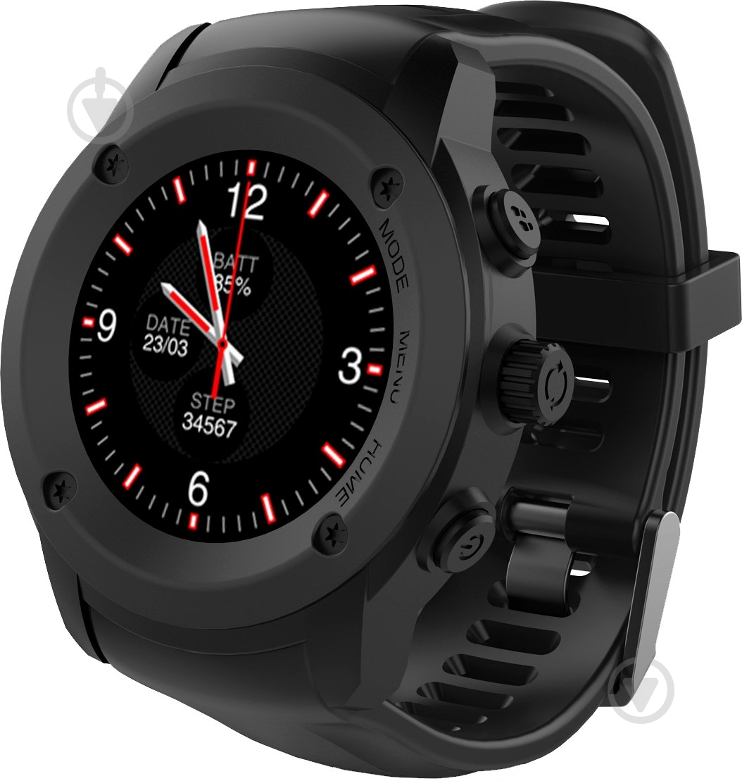 Смарт-часы Nomi W30 black - фото 1 Смарт-часы Nomi W30 black - фото 1