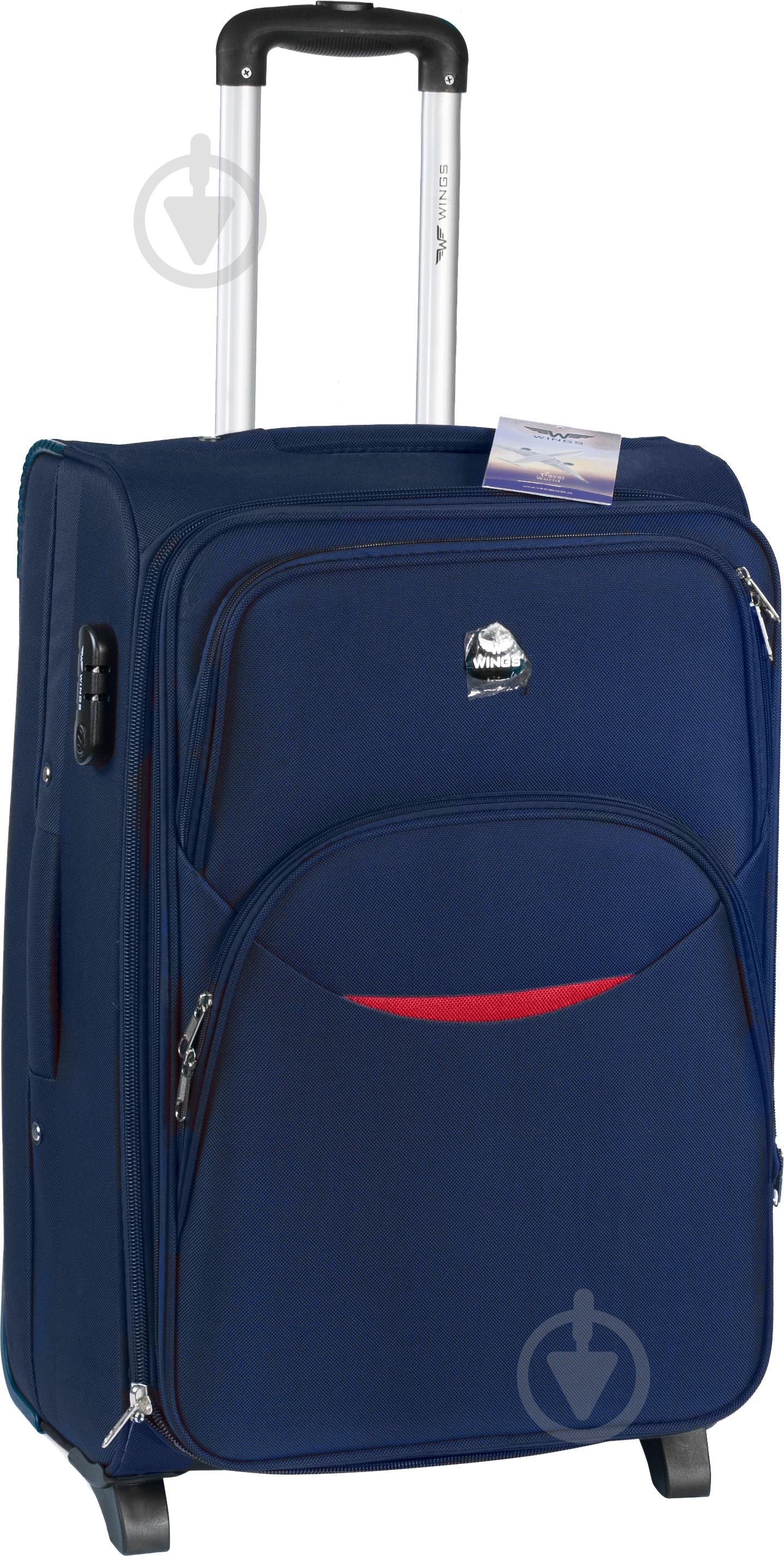 Чемодан Wings Vt00068 70 л синий 1708 Midi 2 колеса 63x41x27 см - фото 1 Чемодан Wings Vt00068 70 л синий 1708 Midi 2 колеса 63x41x27 см - фото 1