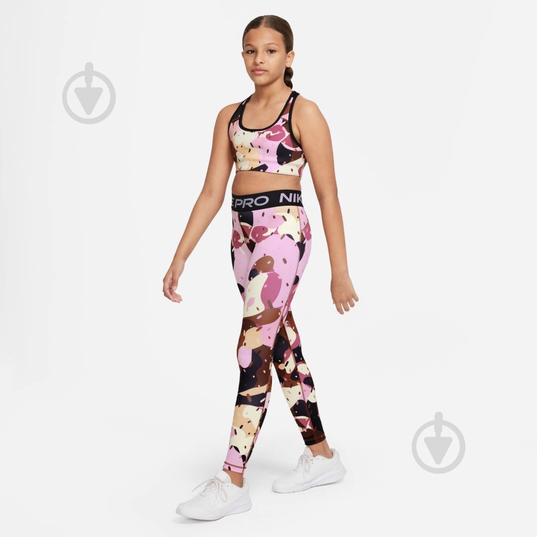 Бра Nike G NK SWOOSH REV BRA PER AOP DQ8904-204 р.M разноцветный - фото 7