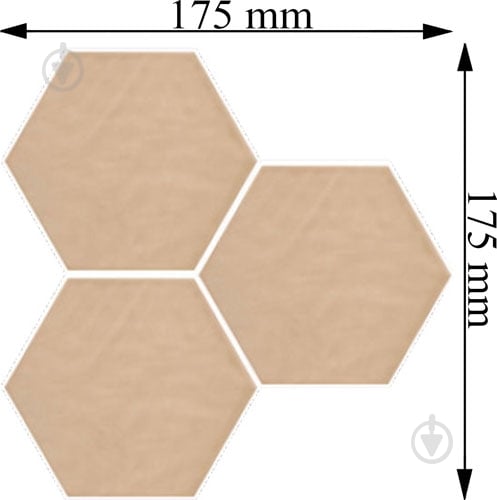 Плитка Cifre Водевиль визон 17,5x17,5 см - фото 3
