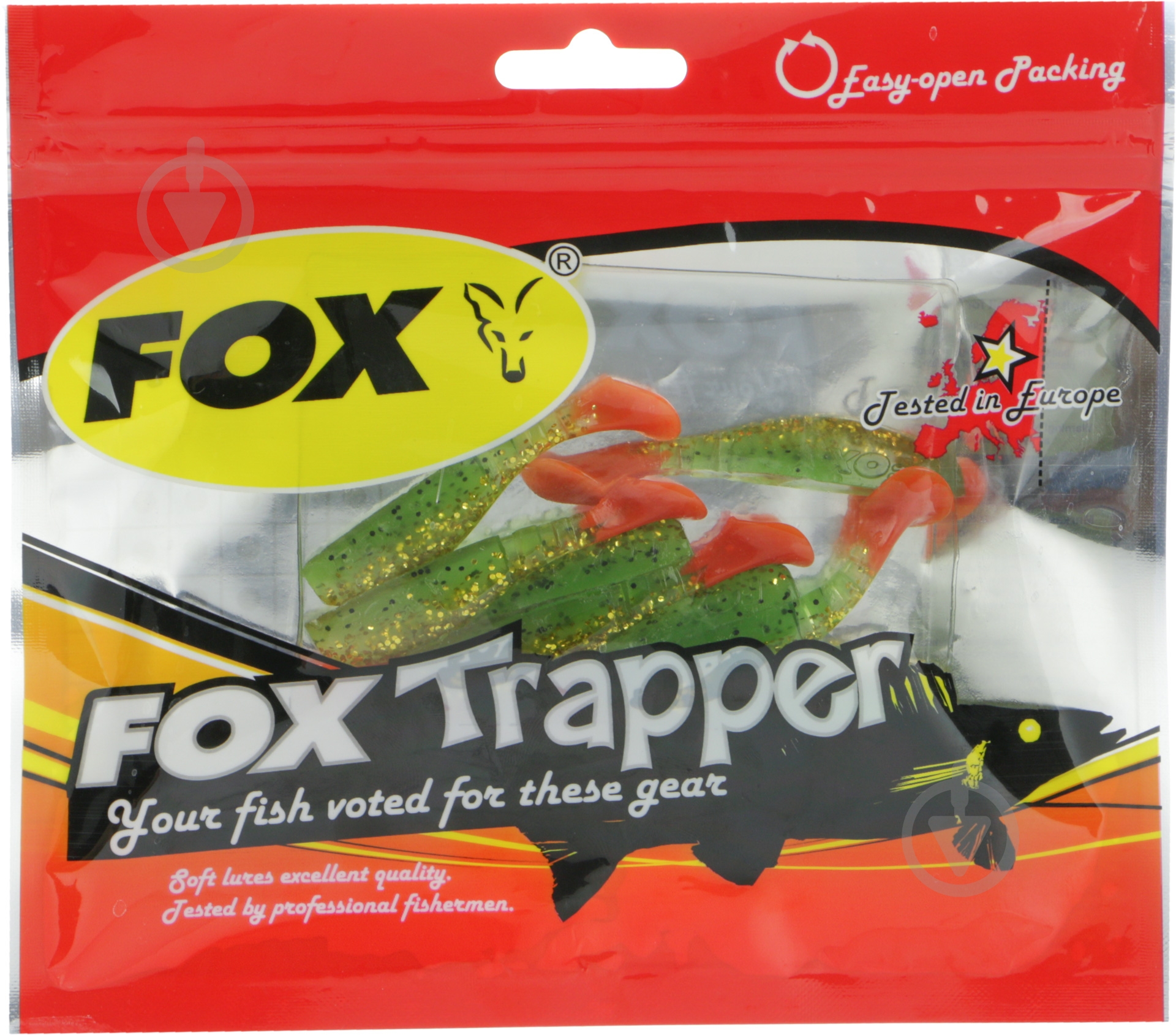 Виброхвост FOX Trapper 60 мм 8 шт. #063 - фото 2 Виброхвост FOX Trapper 60 мм 8 шт. #063 - фото 2