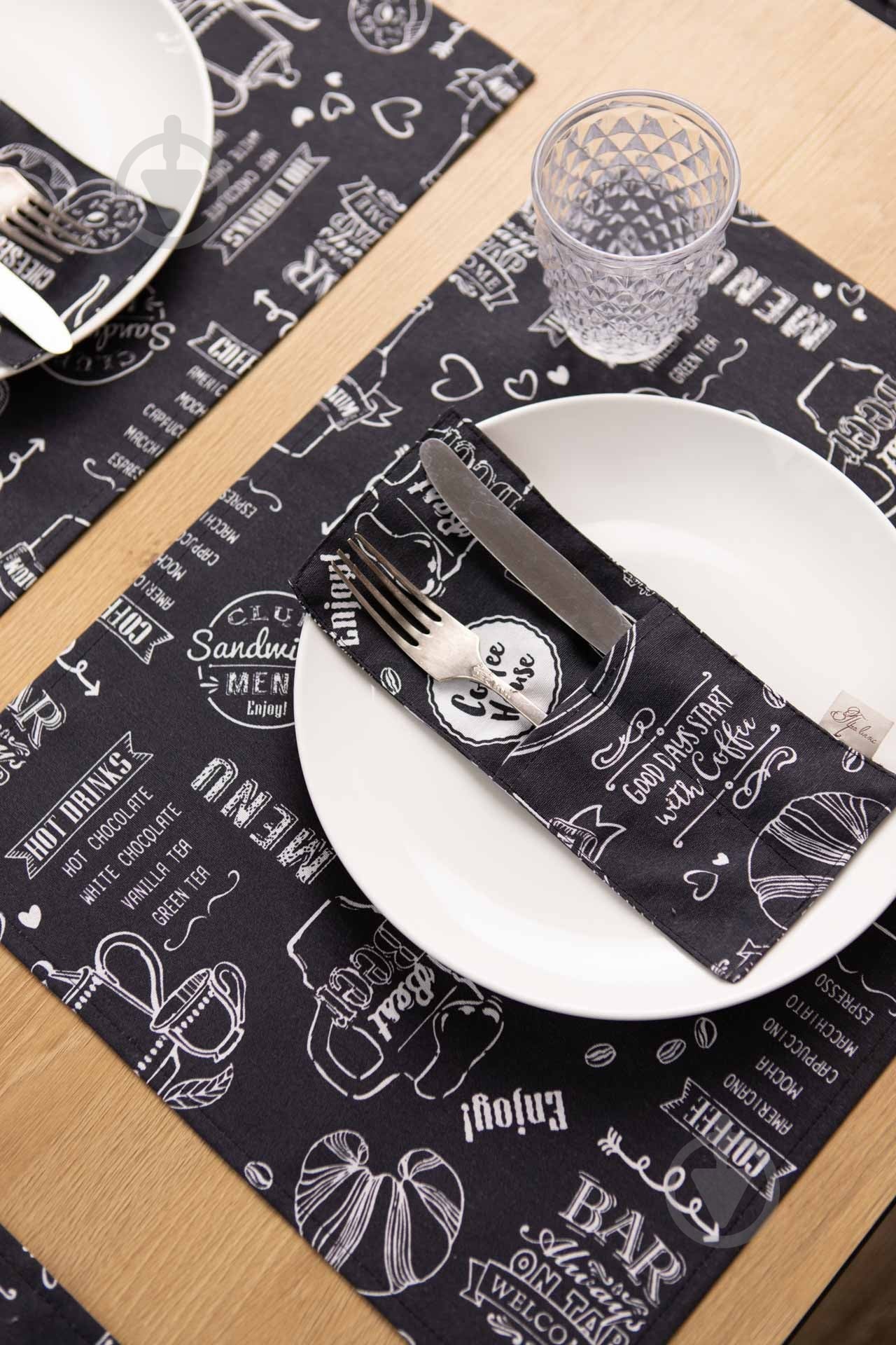 Серветка Прованс BLACK Breakfast 35x45 см - фото 9