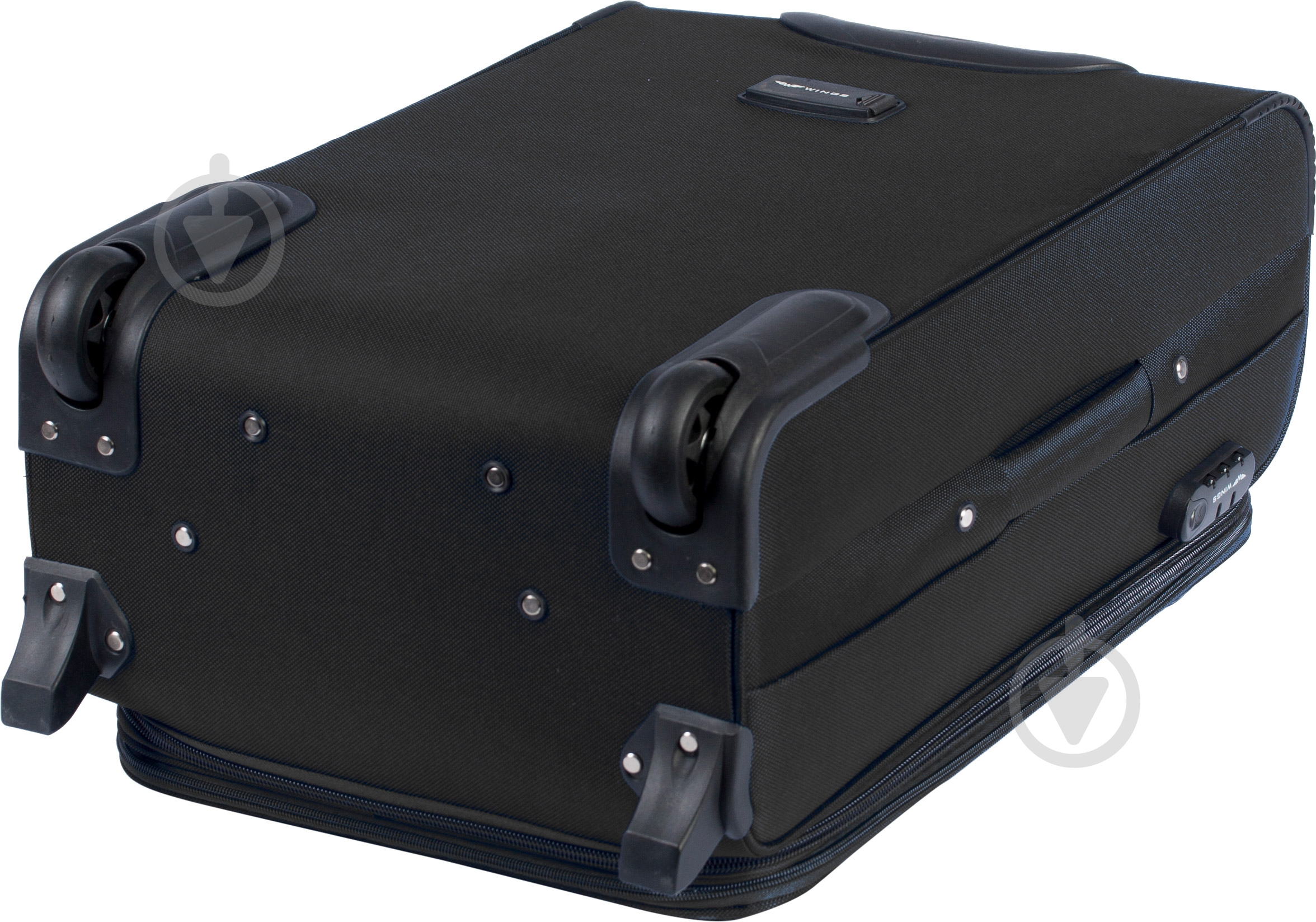Чемодан Wings 1708 Maxi 2 колеса 73x46x30 см 101 л черный Vt00073 - фото 4