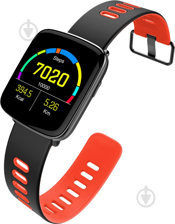 Смарт-часы Nomi W20 black/red - фото 2