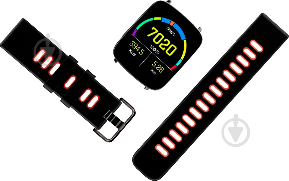 Смарт-часы Nomi W20 black/red - фото 7