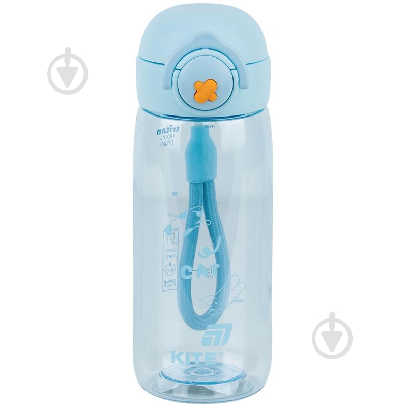 Пляшка для води KITE 1236-2 480 мл блакитна - фото 1 Пляшка для води KITE 1236-2 480 мл блакитна - фото 1