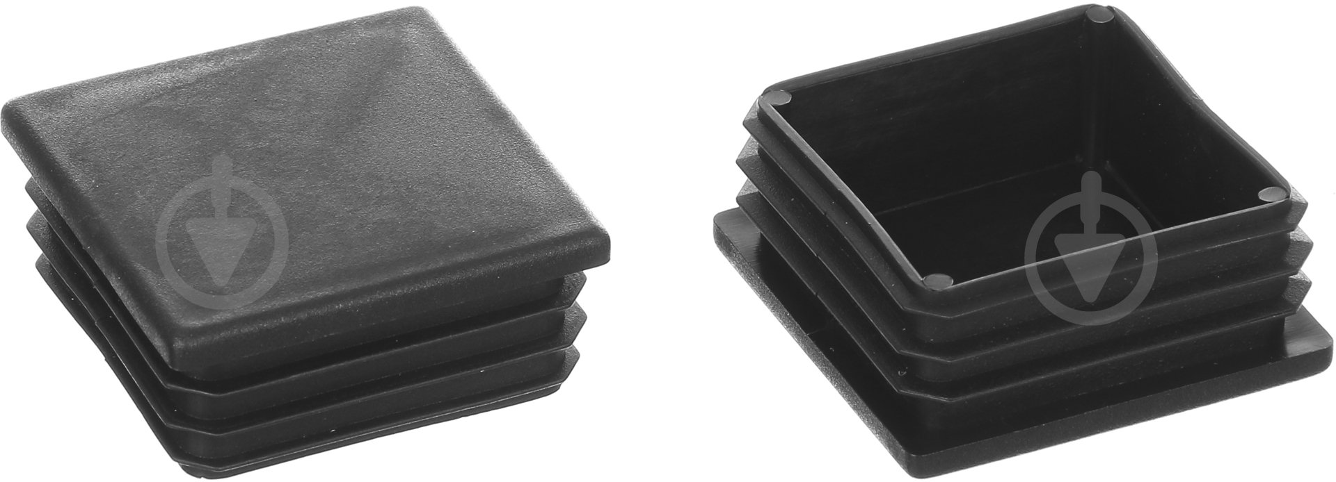 Заглушка квадратная черная 4 шт. 50х50 мм внутреняя - фото 1 Заглушка квадратная черная 4 шт. 50х50 мм внутреняя - фото 1