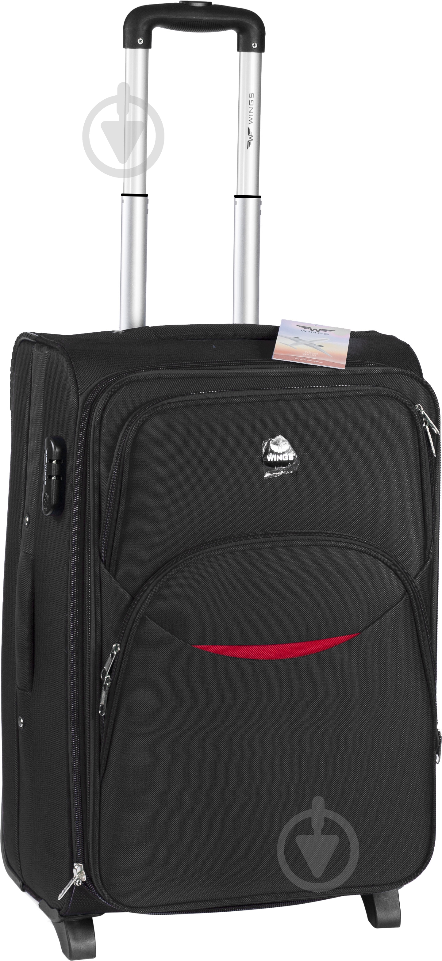 Чемодан Wings 1708 Mini 2 колеса 53x35x22 см 41 л черный Vt00075 - фото 1 Чемодан Wings 1708 Mini 2 колеса 53x35x22 см 41 л черный Vt00075 - фото 1