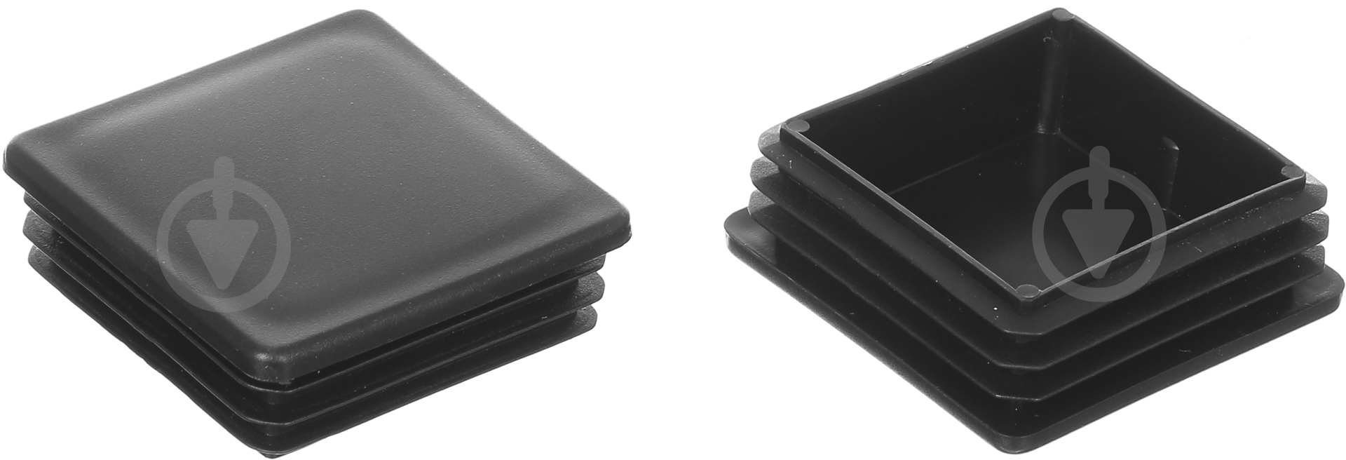 Заглушка квадратная черная 4 шт. 60х60 мм внутреняя - фото 1 Заглушка квадратная черная 4 шт. 60х60 мм внутреняя - фото 1