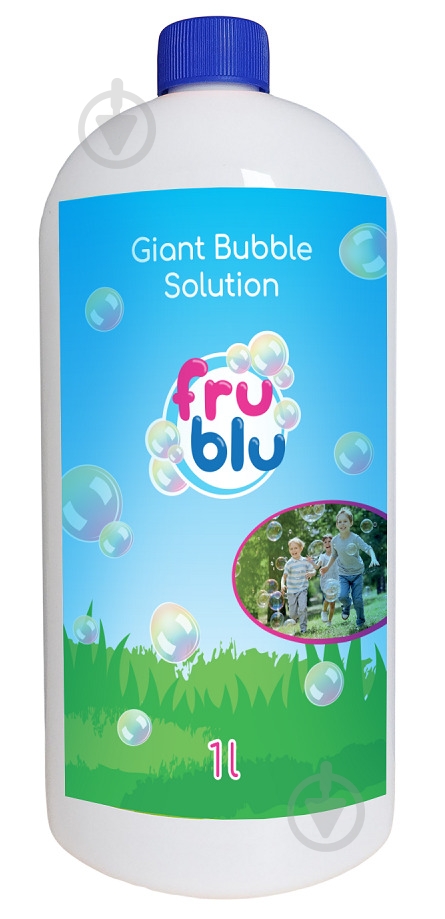 Рідина для мильних бульбашок Fru blu 1 л DKF0534 - фото 1 Рідина для мильних бульбашок Fru blu 1 л DKF0534 - фото 1