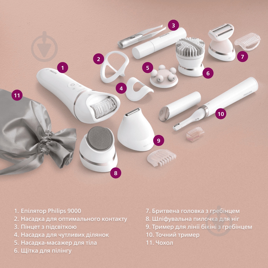 Эпилятор Philips Series 8000 BRE740/90 - фото 16 Эпилятор Philips Series 8000 BRE740/90 - фото 16