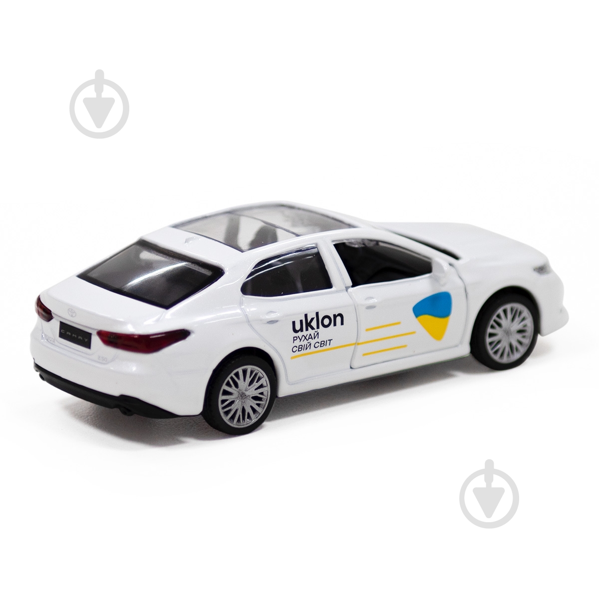 Автомодель TechnoDrive 1:32 Toyota Camry Uklon (белый) 250291 - фото 7