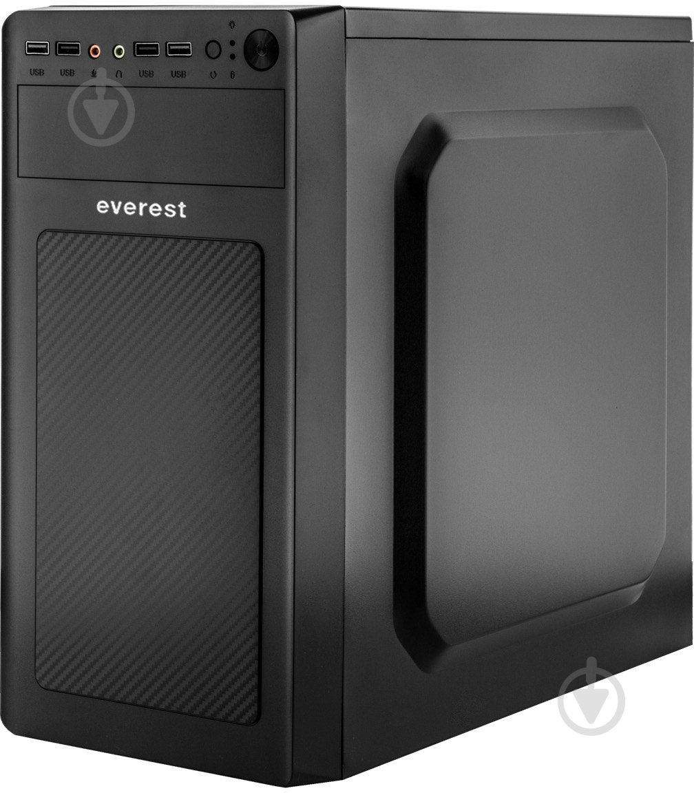 Корпус Everest 6116 400W Черный - фото 1