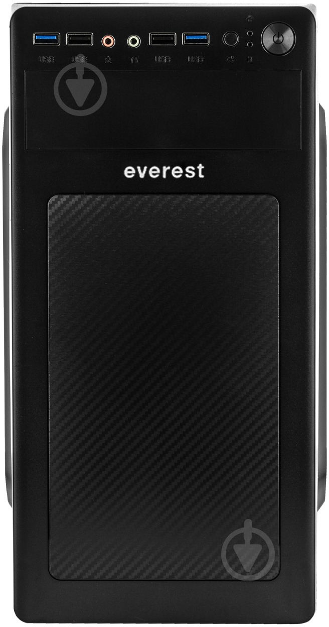 Корпус Everest 6116 400W Черный - фото 5