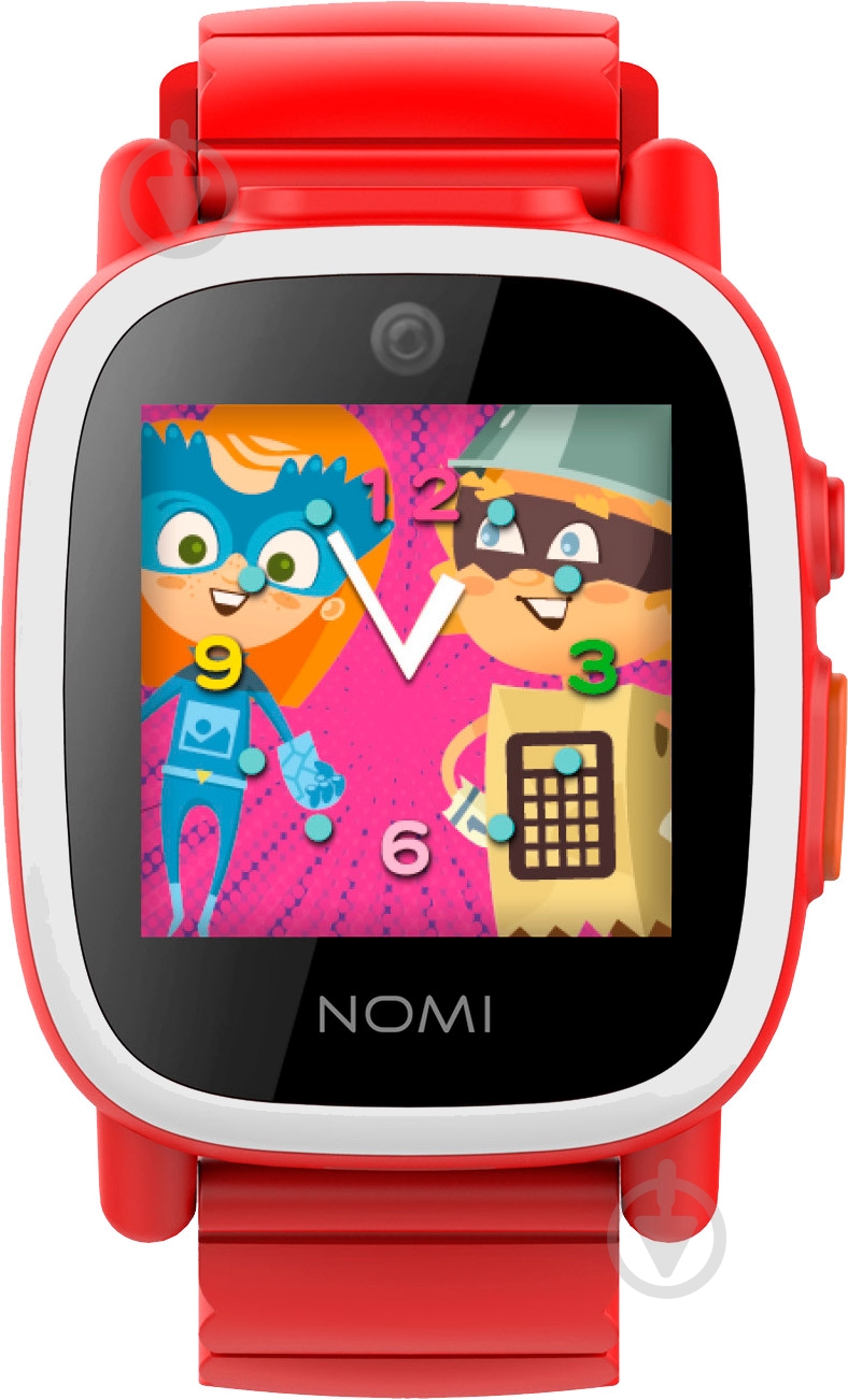 Смарт-часы Nomi W2 red Kids Heroes - фото 2