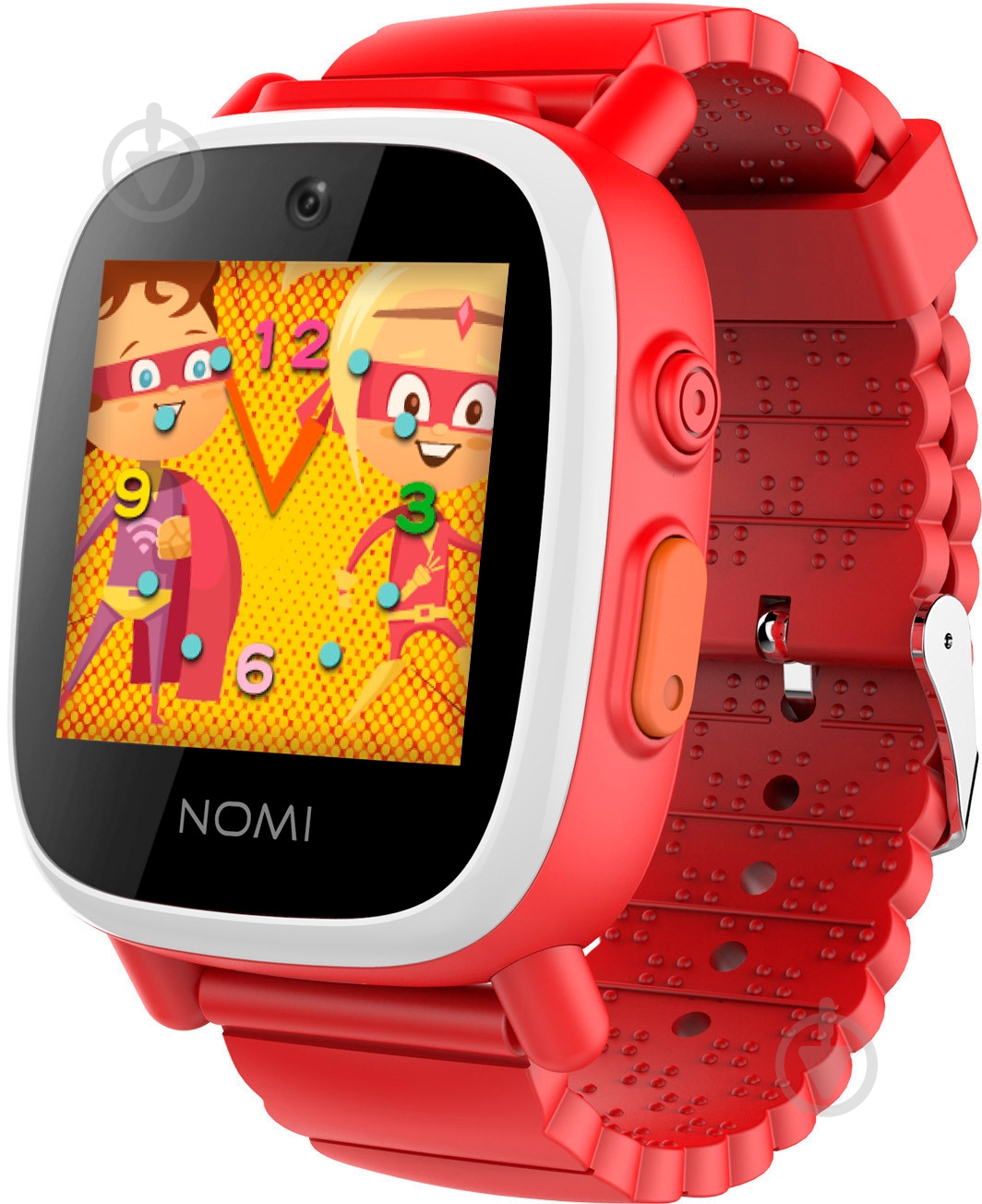 Смарт-часы Nomi W2 red Kids Heroes - фото 1
