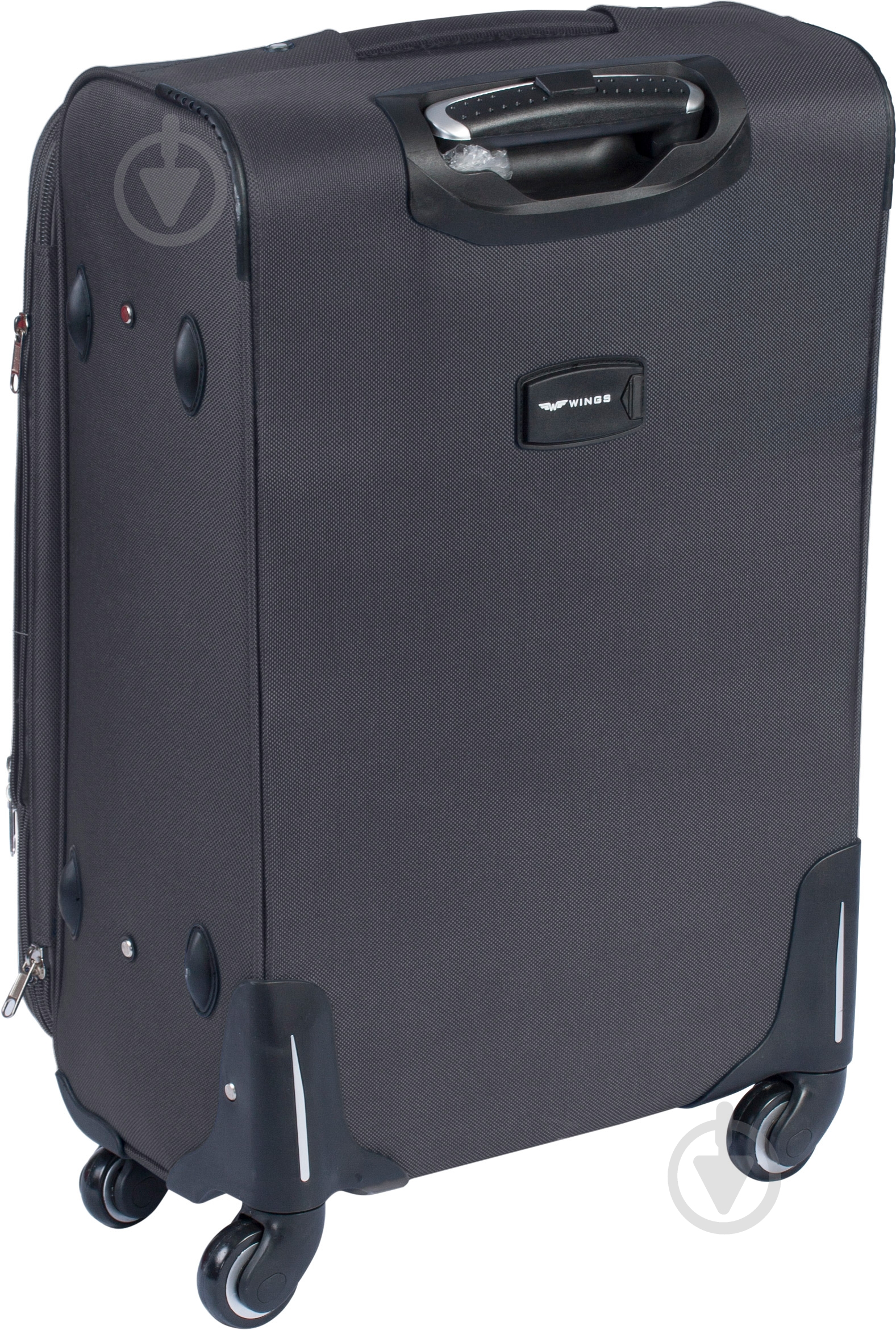 Чемодан Wings 1708 Mini 4 колеса 53x35x22 см 41 л серый Vt00084 - фото 3