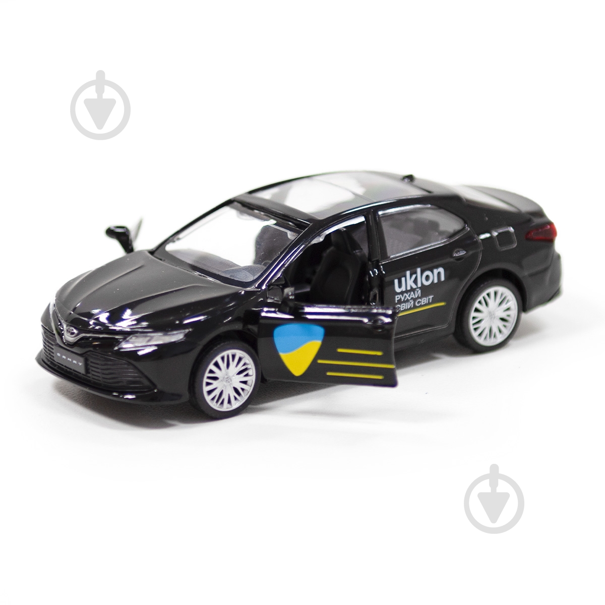 Автомодель TechnoDrive 1:32 Toyota Camry Uklon (чорний) 250292 - фото 6