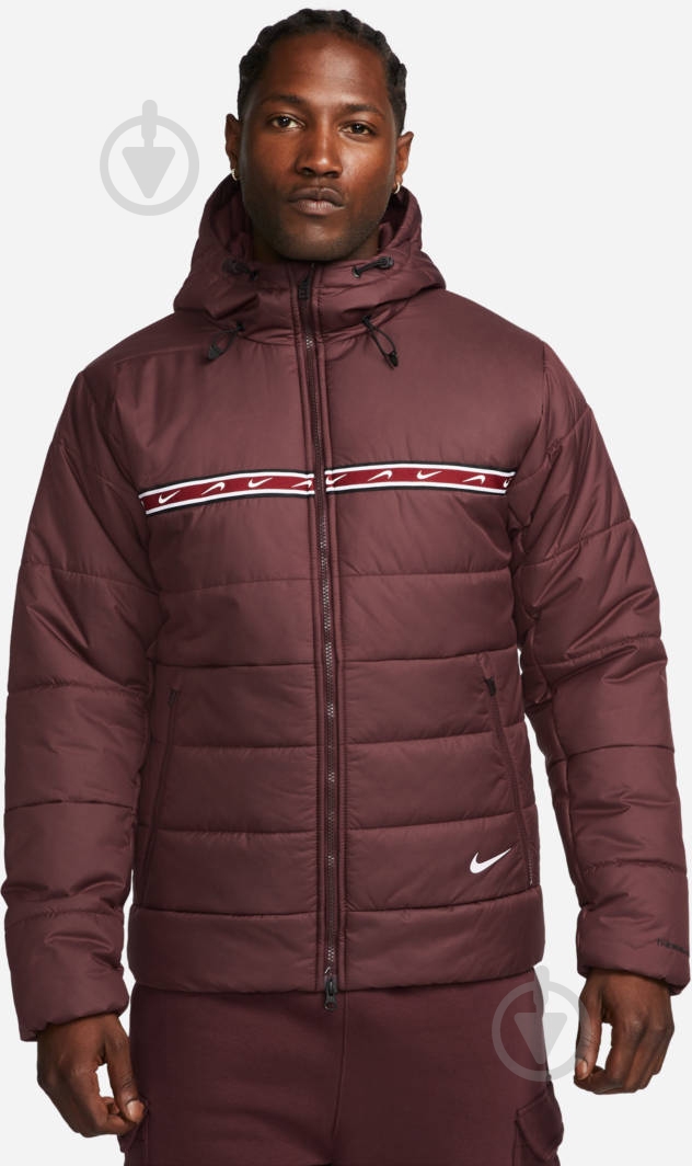 Пуховик чоловічий зимовий Nike M NSW REPEAT SYN FILL JKT DX2037-652 р.XL бордовий - фото 1 Пуховик чоловічий зимовий Nike M NSW REPEAT SYN FILL JKT DX2037-652 р.XL бордовий - фото 1