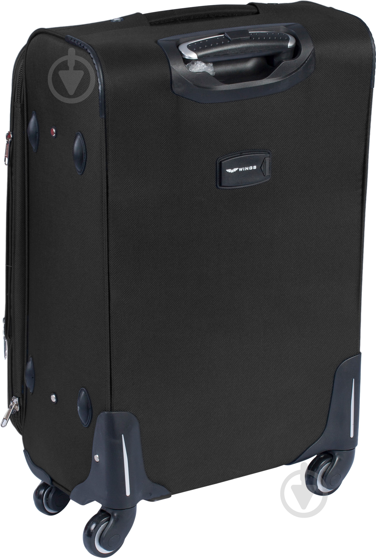 Чемодан Wings 1708 Mini 4 колеса 55x35x22 см 42 л черный Vt00093 - фото 3