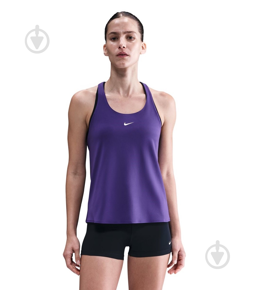 Майка Nike W NP DF TANK ELASTIKA IB9900-547 р.S фіолетовий - фото 1