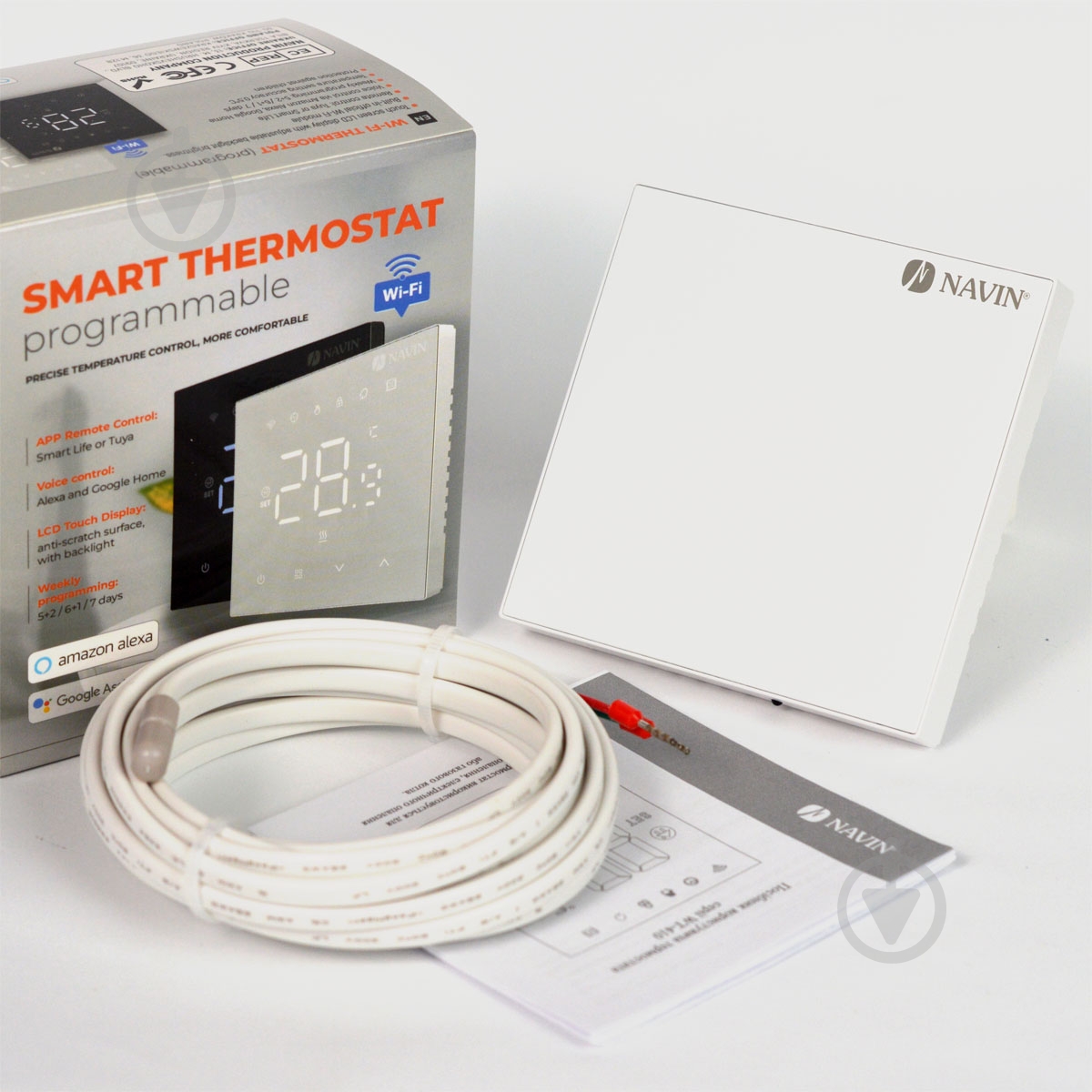 Терморегулятор для электрического теплого пола NAVIN WT410 - фото 5