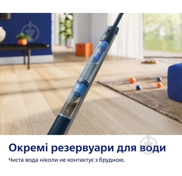 Электрошвабра Philips 5000 series OneUp XV5113/01 blue - фото 12