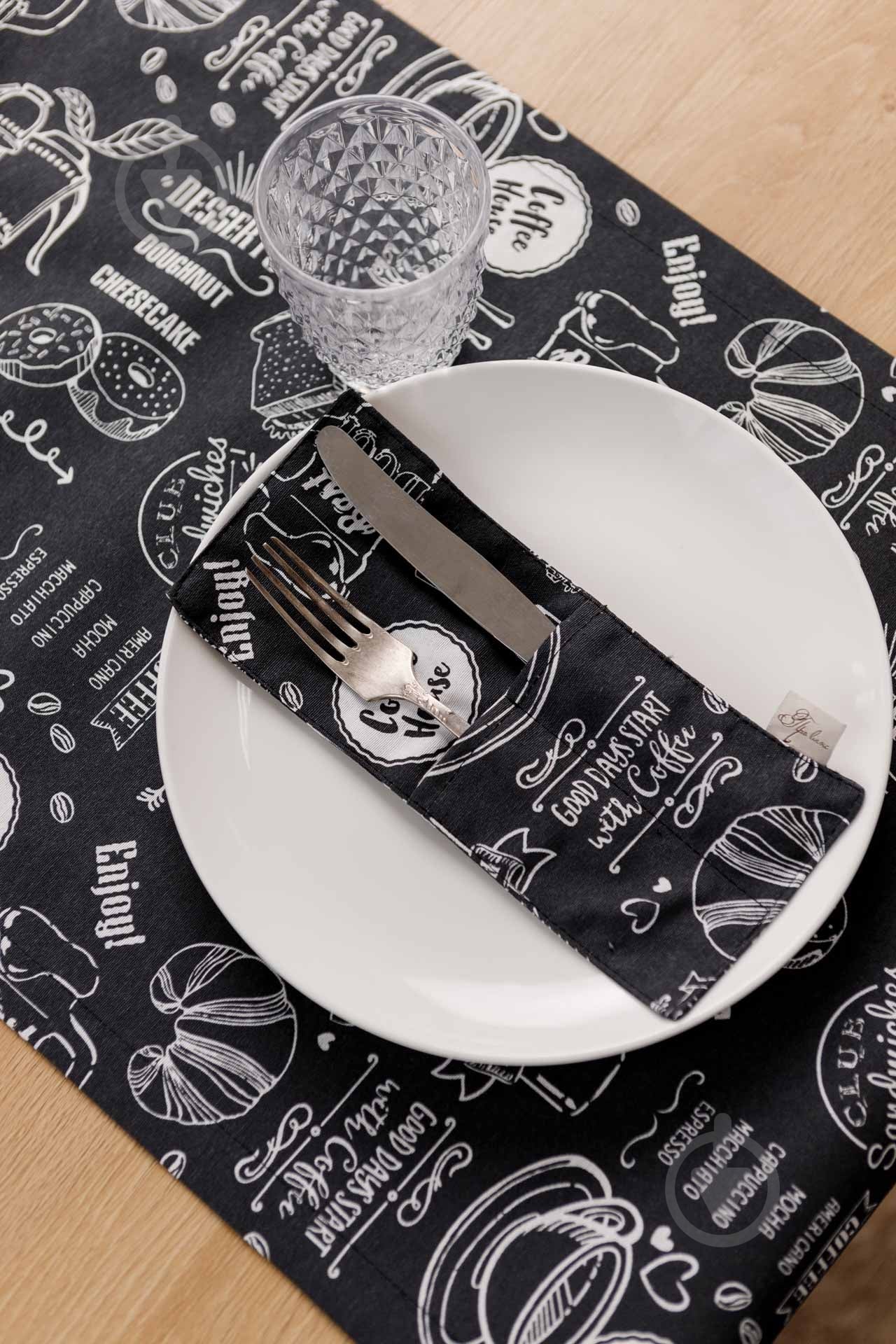 Чехол для приборов Прованс BLACK Breakfast 10x24 см - фото 5