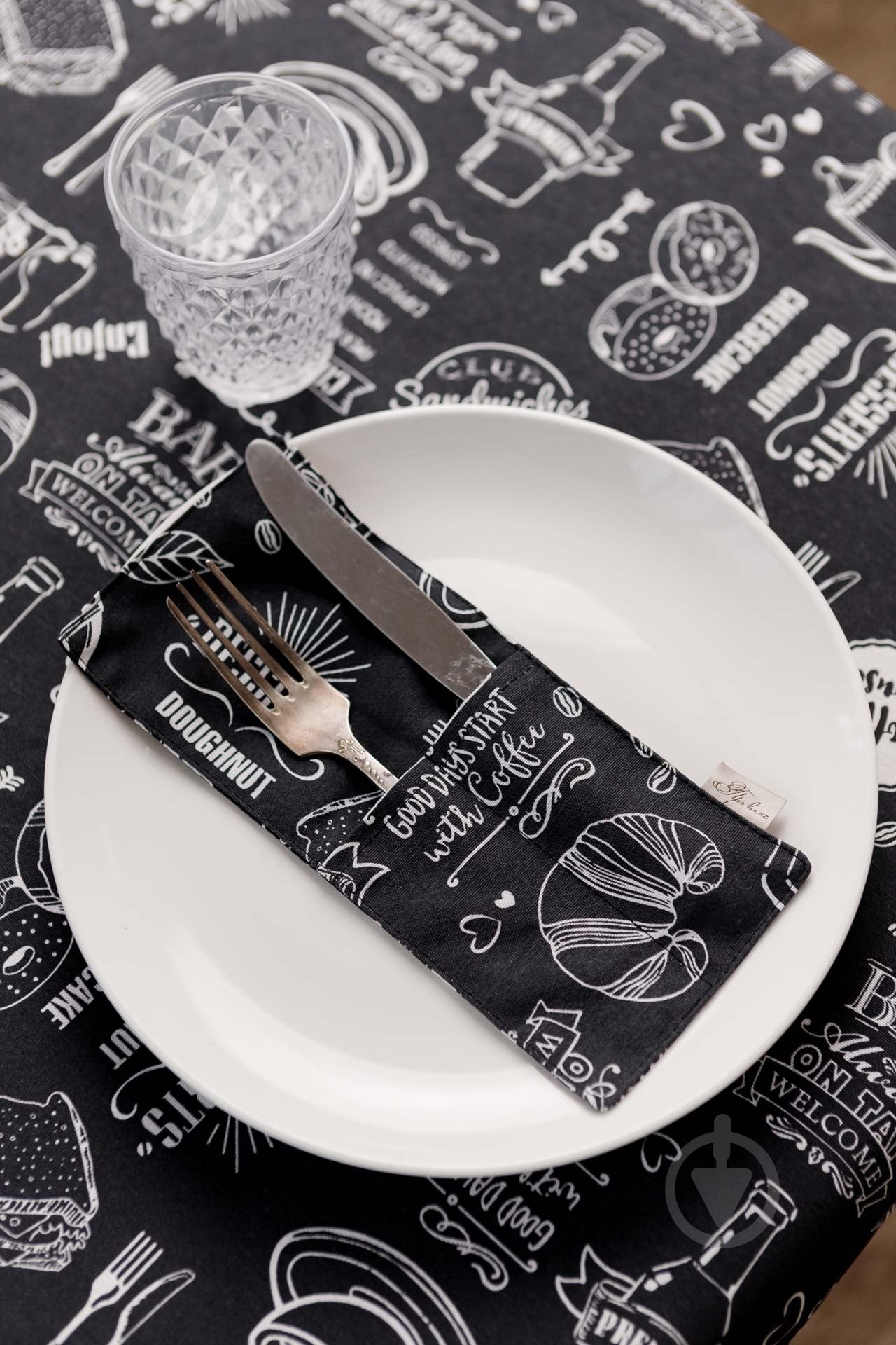 Чехол для приборов Прованс BLACK Breakfast 10x24 см - фото 4