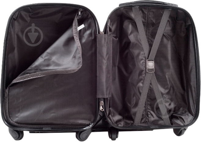 Чемодан Wings 310 Mini без расширения 55x40x22 см 4 колеса 48 л графит Wp00003 - фото 3