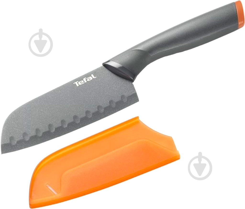 Ніж сантоку Tefal Fresh Kitchen 12 см з чохлом 	K1220104 - фото 7