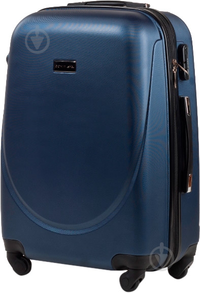Чемодан Wings 310 Mini без расширения 55x40x22 см 4 колеса 48 л синий Wp00009 - фото 1