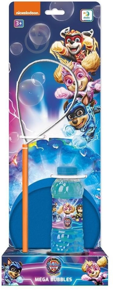 Набор мыльных пузырей DoDo Mega Bubbles с тарелкой Paw Patrol Могучие герои 450 мл 200514 - фото 1 Набор мыльных пузырей DoDo Mega Bubbles с тарелкой Paw Patrol Могучие герои 450 мл 200514 - фото 1