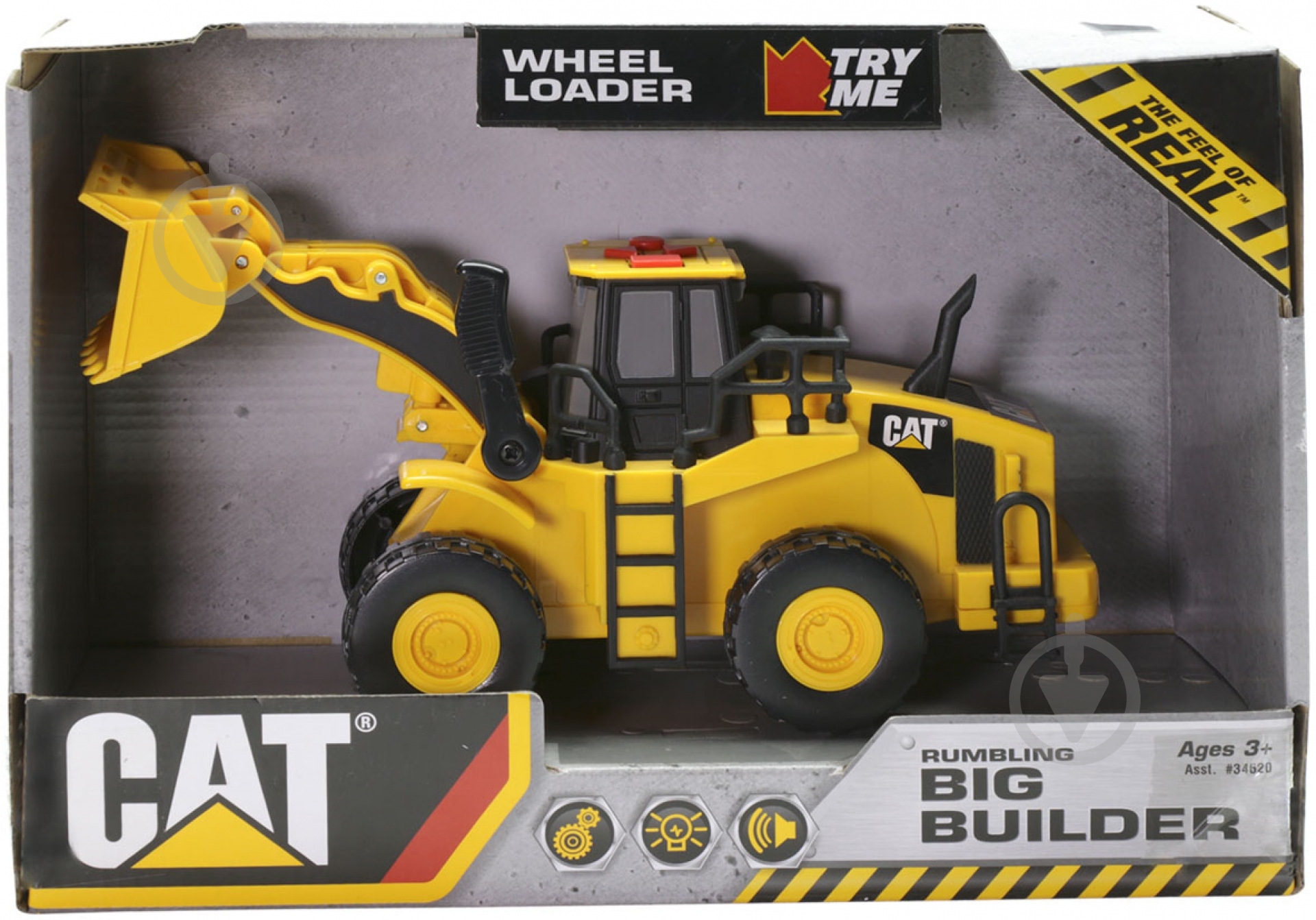 Экскаватор Toy State CAT 23 см 1:20 34623 - фото 4 Экскаватор Toy State CAT 23 см 1:20 34623 - фото 4