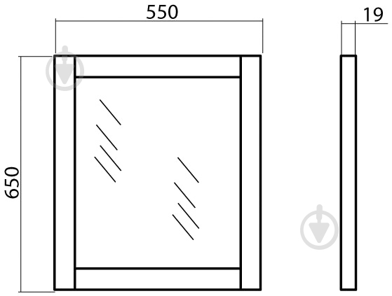 Зеркало Aqua Rodos Олимпия 55 - фото 8 Зеркало Aqua Rodos Олимпия 55 - фото 8