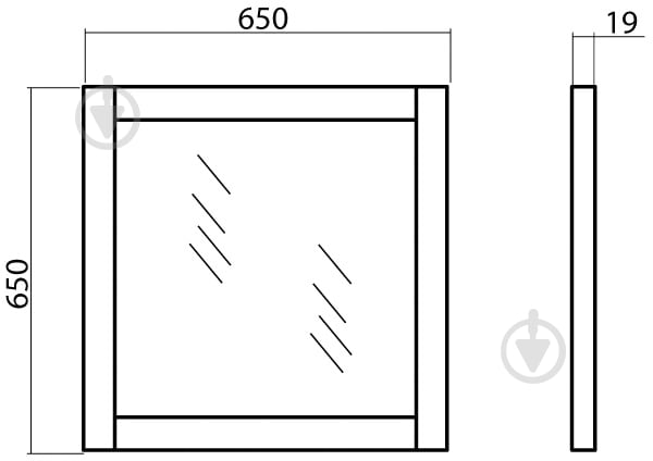 Зеркало Aqua Rodos Олимпия 65 - фото 8 Зеркало Aqua Rodos Олимпия 65 - фото 8