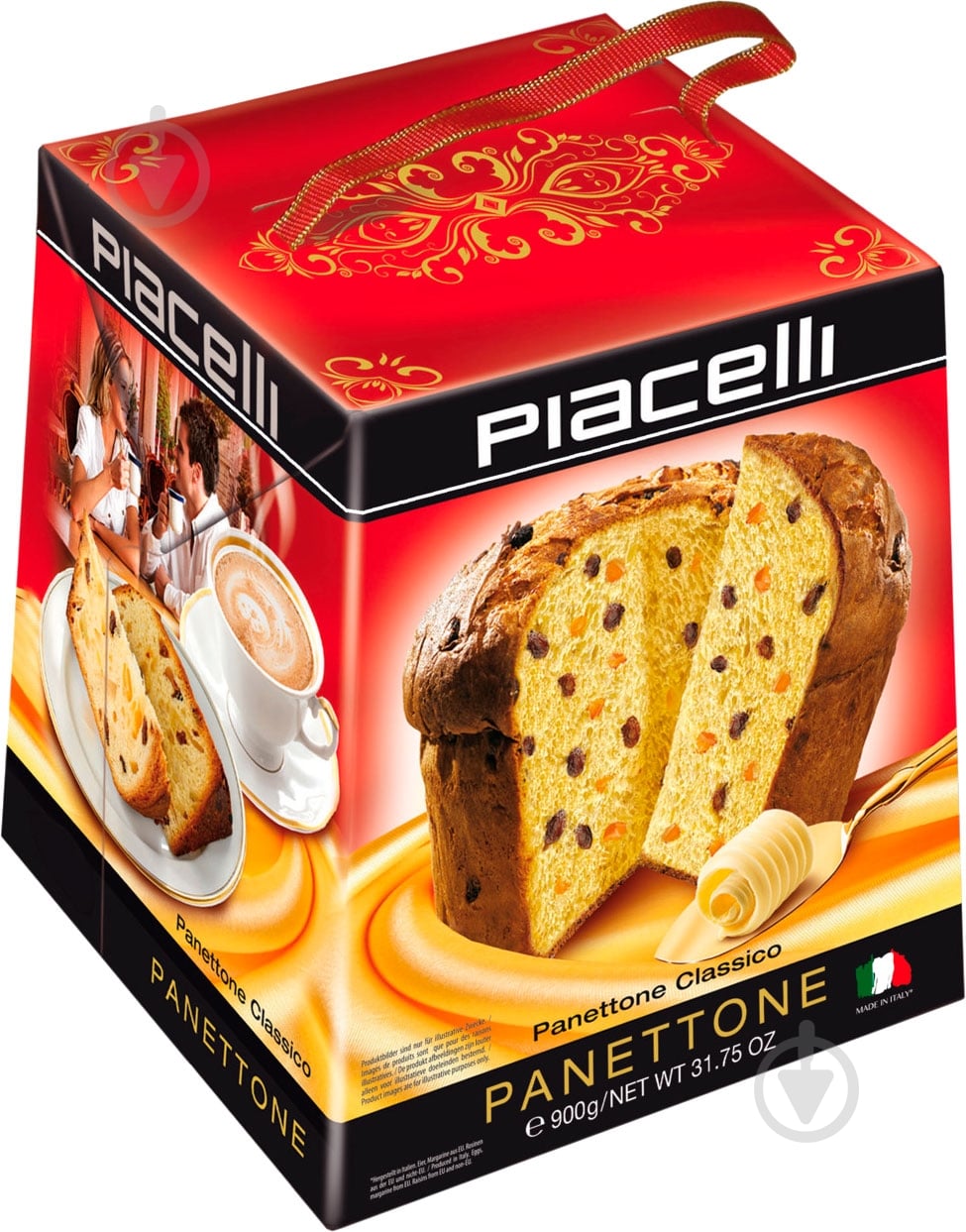 Кекс Piacelli Panettone classico 900 г (9002859069833) - фото 1 Кекс Piacelli Panettone classico 900 г (9002859069833) - фото 1